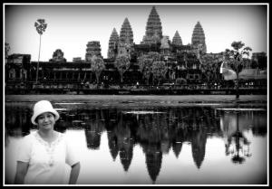 Riyanti at Angkor Wat