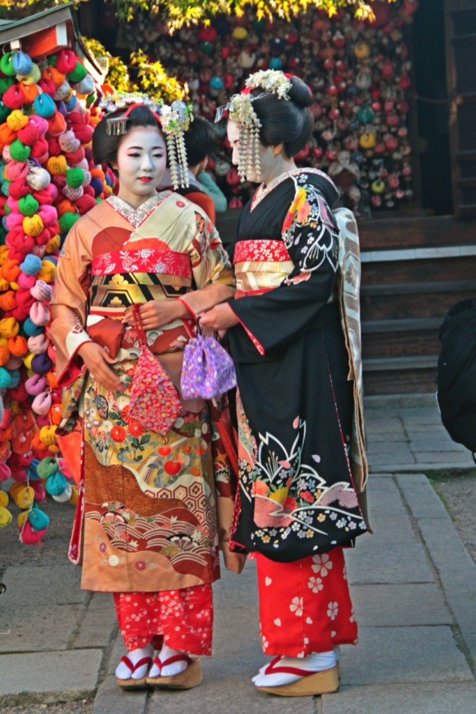 A beautiful Japanese traditional clothing