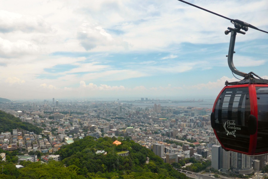 View of Kobe - from the Cable Car